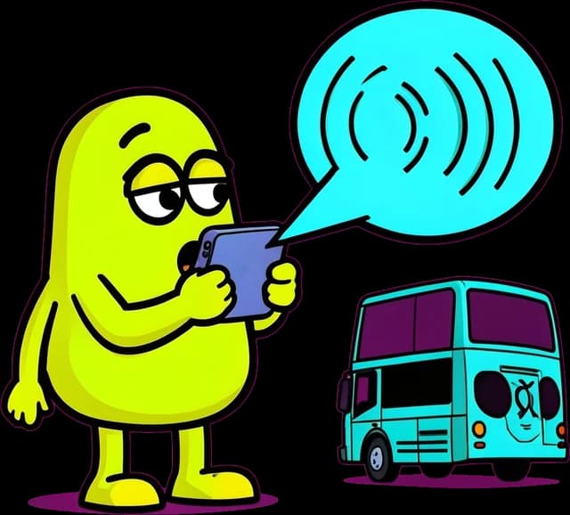 Audiomensajero Sin Cascos, criatura ilustrada de Caradura GO que representa escuchar audios con altavoz en público